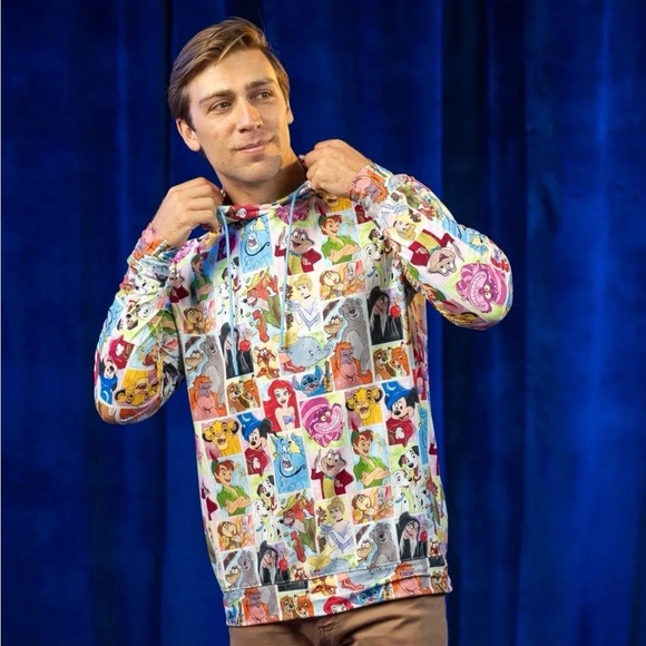 RSVLTS NWOT All Over Disney Limited Edition Performance Hoodie Unisex - Picture 2 of 10